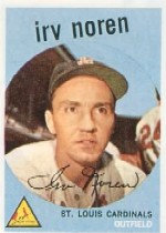 1959 Topps Baseball Cards      059      Irv Noren